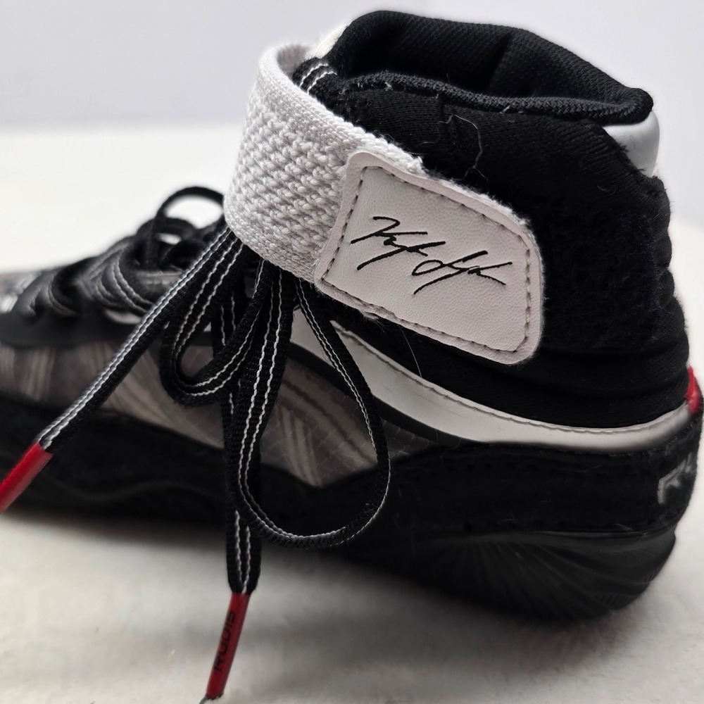 Rudis KS Turbine Kyle Snyder Wrestling Shoes Black White Grey Youth Mens 1 - Picture 8 of 10